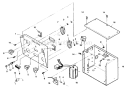 Part Location Diagram of 45673 Generac OBS RESISTOR ASM